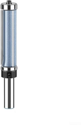 Gambo per fresa con finitura a filo da 1/2 pollice e 12 mm con cuscinetto, utensili per fresa, per la lavorazione del legno(12×76)