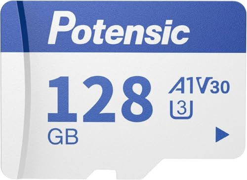 Potensic Scheda di Memoria Originale per Serie di Droni Atom 2, Atom, SE e LT, A1, U3, Velocità di Lettura Fino a 100 MB/s, 128 GB