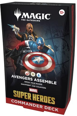 Magic: The Gathering | Marvel Super Heroes Commander-kortlek – Avengers Assemble (Engelsk Version)