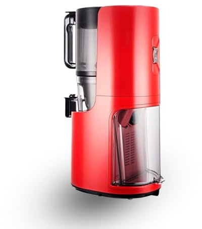 Hurom H200 Slow Juicer - Clear Juice - Smart Hopper - BPA Free (Red)