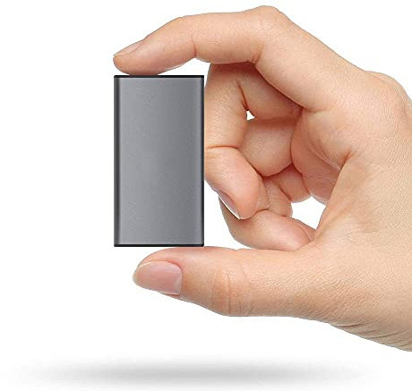 Unità SSD esterna SSD 2 Tb / 500 Gb / 250 Gb / 120 Gb / 1,8 Type-c Mobile Hard Disk Backup Storage, adatto per PC desktop, MacBook, Laptop, Ps4, Smart TV (grigio, 500 GB)