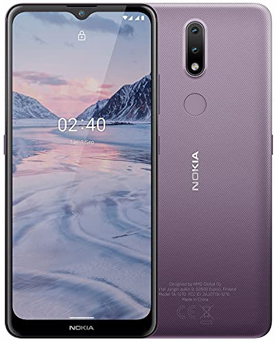 Nokia 2.4 - Smartphone 32GB, 2GB RAM, Dual Sim, Dusk (Renewed)
