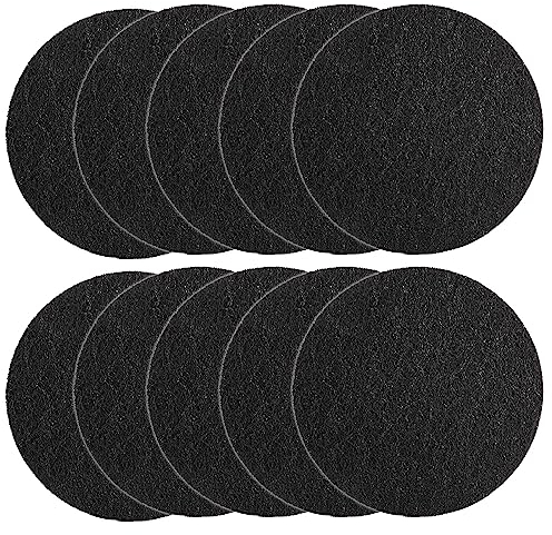 Filtros de carbón para Cubo de abono de Cocina, Paquete de 10 filtros de Compost para reemplazo de Cubos de Basura de encimera, Juegos de Repuesto de Cubo de carbón Activado, Redondos de 6.7 Pulgadas