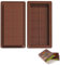 DOETYD Chocolate Moulds, Silicone Bar Mold, Deep Candy Moulds, 10 Cavity Reusable Chocolate & Cake Mold - 2 PCS