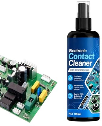 Elektronisk Kontaktrengöring 100 ml elsäker snabbtorkande rengöringsmedel | Elektrisk kontaktrengöring för Tangentbord Laptop Bildskärm Bil Dator TV Telefon Skärm Lins