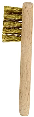 Bijos Räucherungen Zubehör Messingbürste mit Griff, ca. 12 cm - zum Reinigen der Räuchersiebe