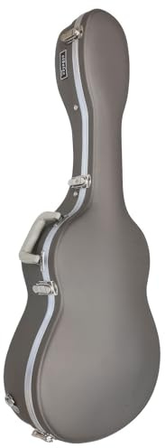 Estuche ABS para Guitarra Clásica, marca Cibeles (Plateado)
