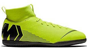 Nike Jr. Mercurial Superfly Vi Club Turf, Unisex Kid's Multisport Indoor Shoes, Black (Volt/Black 701), 13.5 Child UK (32 EU)
