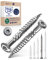 Vis de terrasse 5x70 acier inoxydable V2A Vis Torx 5mm d'épaisseur 200 vis à bois Torx 70mm de long vis en acier inoxydable durci bois