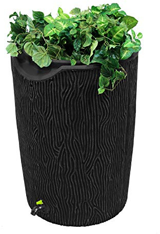 Good Ideas Impressions Eco Bark 50 Gallon Rain Saver