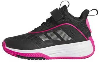 adidas Unisex niños Ownthegame 3.0 Shoes, Core Black/Iron Met./Shock Pink, 37 1/3 EU