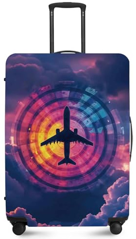 ANNA QUEEN Travel Luggage Cover Suitcase Protector Suitcase Cover Anti-Scratch,Stretchable Luggage Travel Bag Cover Washable