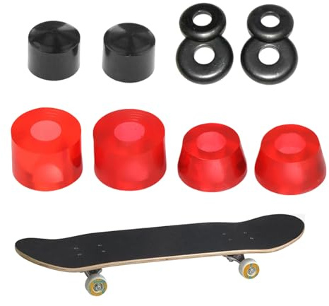 Skateboard Truck Bushings – sporttillbehör med pivot kupor | Anti-shock-Pad-stödringar för skateboards | för skateboards outdoor park Street Downhill Freestyle