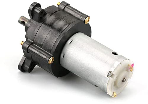 TOPINCN Likströmsgenerator Effektiv Handvevad Dynamo för Nödlägesbelysningsenhet för Undervisningsmaterial ABS+metall Svart/Silver 12/24V 130 * 35 * 35mm