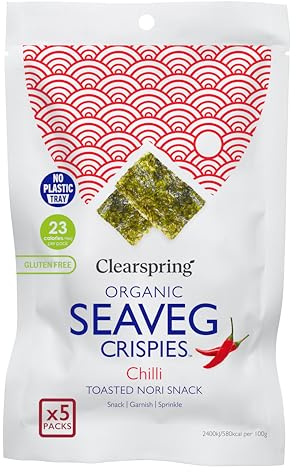 Clearspring Organic Seaveg Crispies Multipack (1, Chilli)