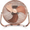 Brandson - Macchina del Vento - L'Originale Super Ventilatore - Largo 53,5cm - 3-Livelli di Potenza - 120W di Potenza Max assorbita - Design Retro - Rame