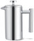Caffettiera francese, caffè in acciaio inossidabile a doppia parete Caffettiera francese con filtro (350 ML)