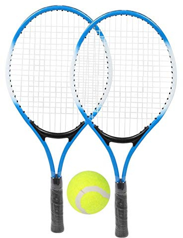 Racchetta da tennis per bambini, racchetta da tennis per principianti per bambini per principianti(blue, Black)