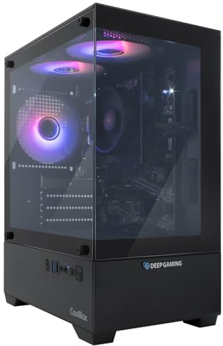 DeepGaming - PC Gaming AMD Ryzen 5 5500GT, 32GB RAM DDR4, Gráficos AMD Radeon Vega 7, 500GB SSD M.2, WiFi + Bluetooth 5.2, Windows 11 Pro. Ordenador Gaming, PC Gamer