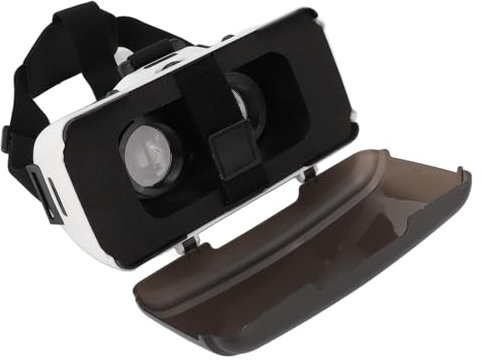 Casque VR 3D pour Smartphones 4,7 à 6,0 Pouces, Lunettes 3D VR Panoramiques 3D, Distance Réglable Entre L'élève et L'objet, pour OSX pour Android
