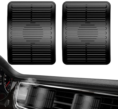 Deflector de Viento para Ventilación del Coche | Deflector de Aire Acondicionado para Vehículos | 2 Piezas Desviador Interior con Sujetadores para Bebés, Ancianos y Embarazadas en Sedán y
