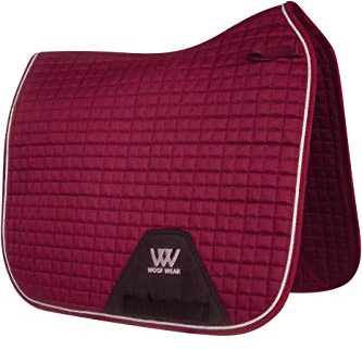 Woof Wear Dressage Saddle Cloth - Shiraz - Breathable - 100% polycotton, breathable saddle pad for use with dressage saddles