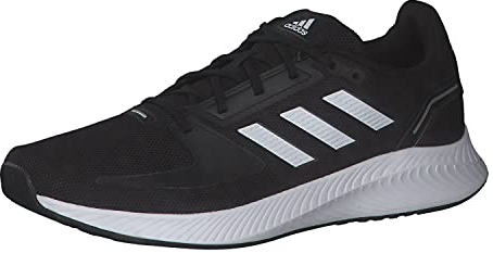 Adidas Damen Run Falcon 2.0 Laufschuhe, Cblack Ftwwht Gresix, 44 EU
