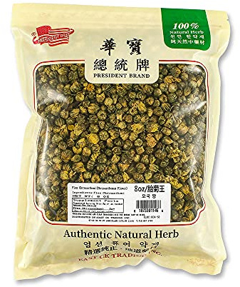 President Brand Chrysanthemum Flower Tea Ju Hua Cha 胎菊 菊の花 8oz 胎菊王