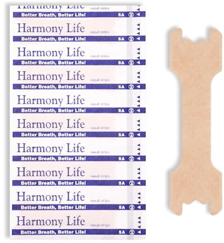 60 Pcs Nasal Strips (66x19mm) Extra Strength Nose Strips for Breathing Snore Strips Nose Strip Helps Reduce Snoring, Improves Sleep