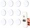 10 Magnetische Wandhalterung für Fernbedienung，Halterung Fernbedienung Wand，Starker Magnethalterung für Sicheres Aufbewahren
