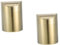 iplusmile 2 Piezas Bote De Basura De Acero Inoxidable Tapas Pequeño Cubo De Basura De Tocador Papelera De Mesa Cubo De Basura De Escritorio Caballito Banda Tocar Golden