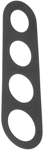 TOPPERFUN Misuratore Per Spaghetti Secchi Righello Per Pasta in Acciaio Inossidabile Accessorio Per Utensili Da Cucina Per Porzioni Precise