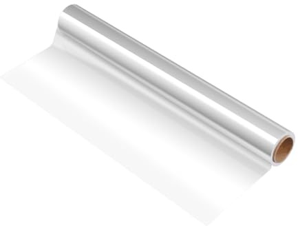 LIFKOME 50m Cellophane Trasparente per Confezionare Fiori Cesti e Regali Spessore Resistente e Pratico Formato per Uso Versatile
