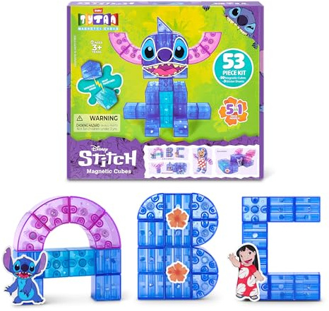 Tytan Official Disney Stitch Magnetic Cube Set by ZURU