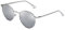 CLANDESTINE - Orbita 11 - Sonnebrille für Herren und Damen - Silberne Nylon Gläser und Stahlrahmen - Silver - One Size - 135 mm x 49 mm