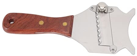 Truffle Slicer Shaver,Chocolate Cheese Shaver Grater Curler,Adjustable Easy to Use Stainless Steel Truffle Grater Cutter with Ergonomic Wooden Handle
