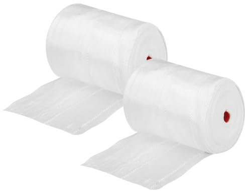 sourcing map Fiberglass Cloth Tape Fiberglass Mesh Glass Fiber Mesh Woven Fiberglass Fabrics Insulation Tape 25m(27.3 Yard) x100mmx0.17mm for Reinforcement 2pcs