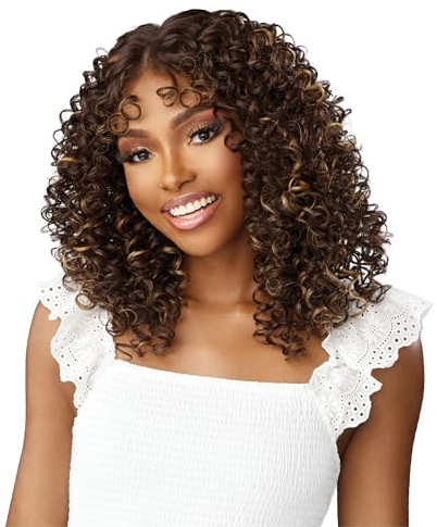 Sensationnel Synthetic Hair Dashly Hd Lace Front Wig - Lace Unit 45 (Color:1B OFF BLACK)