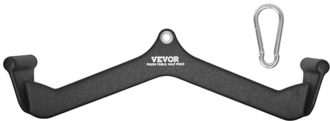 VEVOR Barre de Tirage Musculation en V 58 cm Unisex-Adult, Noir