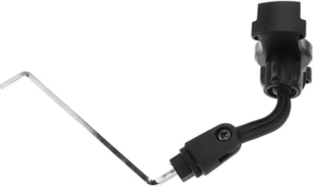 Toyvian Soporte de Teléfono para Saxofón y Micrófono – Abrazadera de Ángulo Ajustable para Partituras Digitales, Pinza Universal de Silicona para Práctica y Actuaciones en Directo