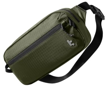 tomtoc stöldsäker slingväska 3,5L med RFID‑skydd för Switch, iPad mini | Fodral för män och kvinnor, vattenskyddad slingbag för vardag, resor och EDC