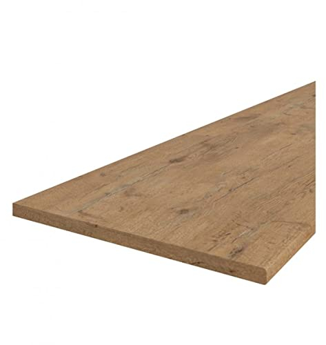Arbeitsplatte 110 cm 38 mm Küchenzeile Küchenblock Eiche Lancelot Küche Vigo
