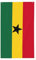 Flagge von Ghana, Druck, Outdoor-Flagge, Garten, Ausstellung, Hof, Terrasse, Briefkasten, Veranda, Veranda-Flaggen, saisonale Dekoration