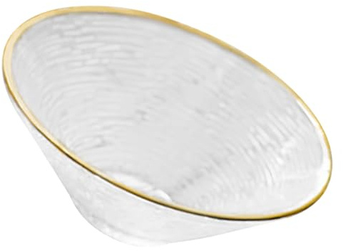 VALICLUD Ciotola in Vetro Ciotola per Insalata Realizzata in Vetro Resistente per Servire Frutta Insalate e Snack Liscia e Comoda da Usare per Feste e Uso Quotidiano