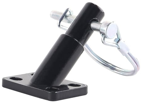 ibasenice Enganche para Remolque de Bicicleta con Pasador de Retención Adaptador de Alta Resistencia Mascotas Conector Giratorio Compatible para Remolque de Carga y Bicicleta Eléctrica