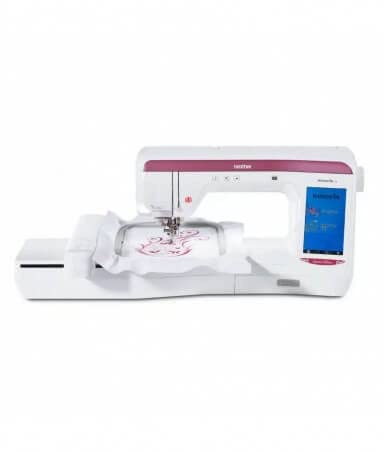 Brother Innov-is V3LE Limited Edition Metal and Stainless Steel Embroidery Machine, White, Black, 30 x 20 cm