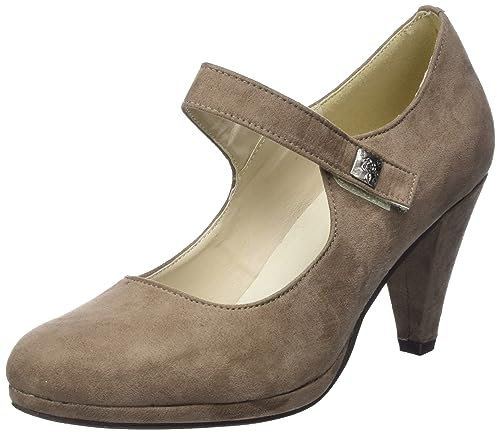 Hirschkogel Damen Pumps, dunkeltaupe, 38 EU