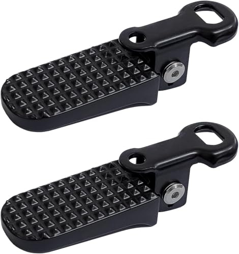 Par de piquetas de aleación de aluminio antideslizantes para bicicleta, competibles con bicicleta de montaña plegable, pedales traseros para bicicleta BMX