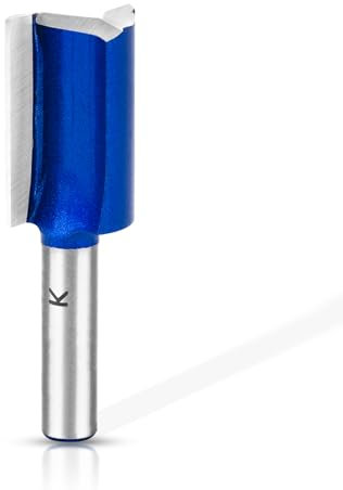 ASNOMY 1Pc Professionale Punta Dritta Fresa 8mm gambo, 20mm punte per fresa a taglio dritto, Set di frese dritte per Legno Fresa nel Carburo Strumento di Lavorazione Del Legno