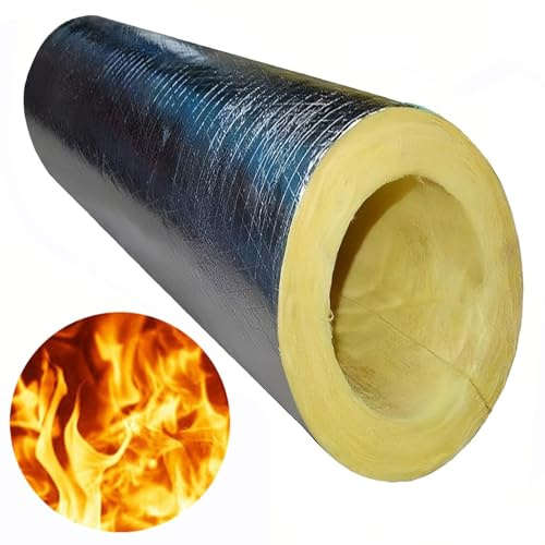 CMJYMX Espesor: 30 Mm/50 Mm Aislamiento De Tuberías para Exteriores, Lana De Roca Coquilla Aislante(43mmX30mm)